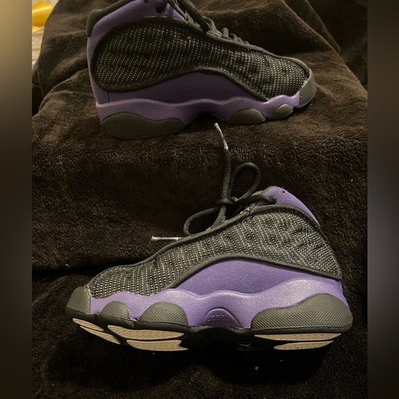 Jordan 13 Retro Court Purple 11c - Picture 4 of 5